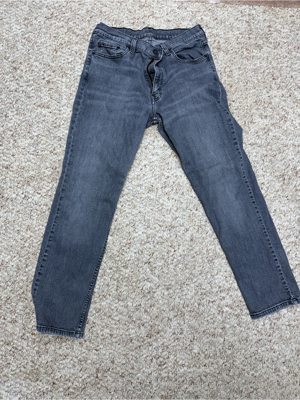 Levi's Slim Fit Charcoal Gray Jeans